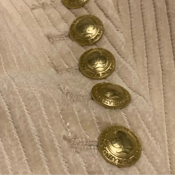 Rowing Blazers Corduroy Jacket Double Breasted 2XL XXL Target Cream Ivory - Picture 8 of 15